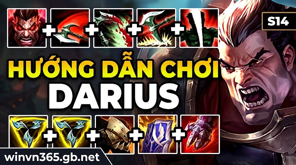Hướng dẫn cách chơi Darius mùa 16 chi tiết: Cách lên đồ, bảng ngọc và combo chuẩn xác.